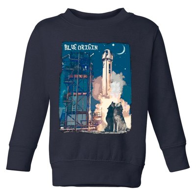 Blue Origin Space Launch Toddler Sweatshirt