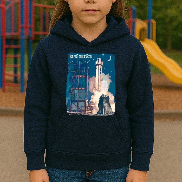 Blue Origin Space Launch Kids Hoodie