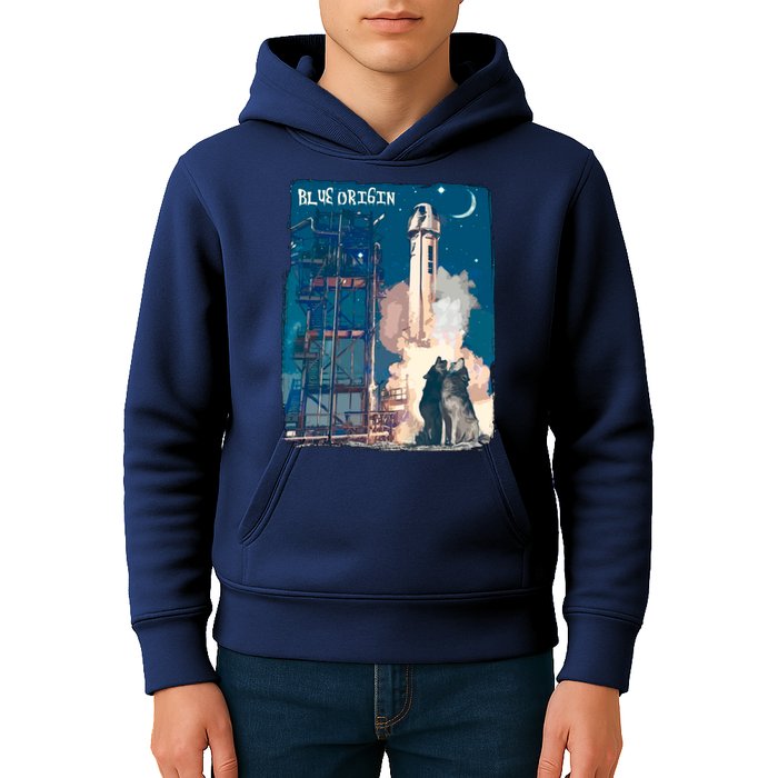 Blue Origin Space Launch Kids Hoodie