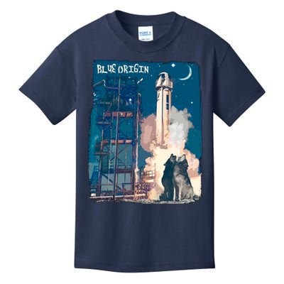 Blue Origin Space Launch Kids T-Shirt