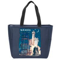 Blue Origin Space Launch Zip Tote Bag