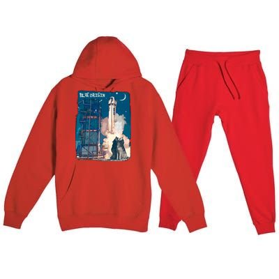 Blue Origin Space Launch Premium Hooded Sweatsuit Set