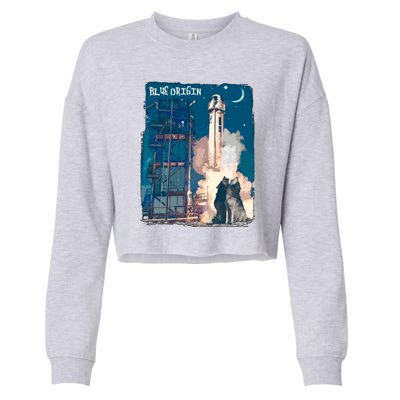 Blue Origin Space Launch Cropped Pullover Crew