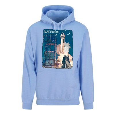 Blue Origin Space Launch Unisex Surf Hoodie