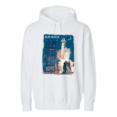 Blue Origin Space Launch Garment-Dyed Fleece Hoodie