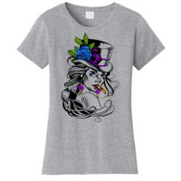 Blue Rose Smoking Lady Icon Women's T-Shirt