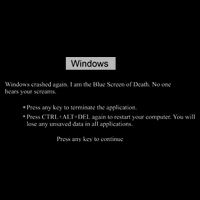 Blue Screen Of Death Windows Hooded Wearable Blanket