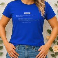 Blue Screen Of Death Windows Womens T-Shirt