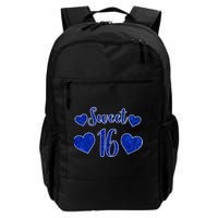  Blue Sparkle Sweet 16 Birthday  Backpack