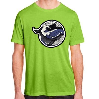 Blue Whale Great Wave Adult ChromaSoft Performance T-Shirt