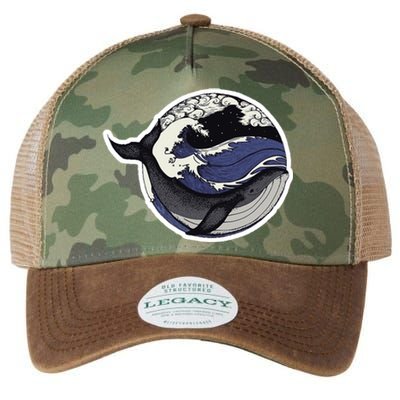 Blue Whale Great Wave Legacy Tie Dye Trucker Hat