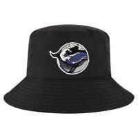 Blue Whale Great Wave Cool Comfort Performance Bucket Hat