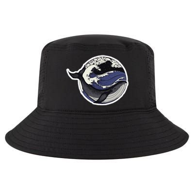 Blue Whale Great Wave Cool Comfort Performance Bucket Hat