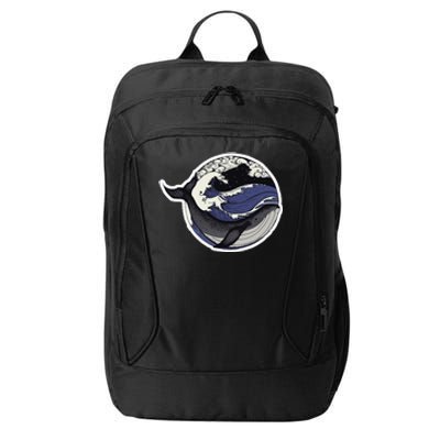 Blue Whale Great Wave City Backpack