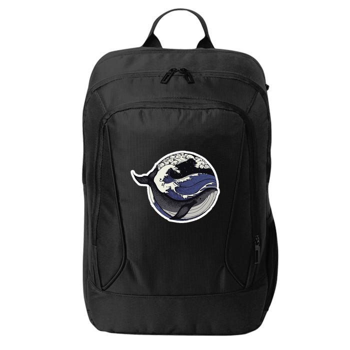 Blue Whale Great Wave City Backpack