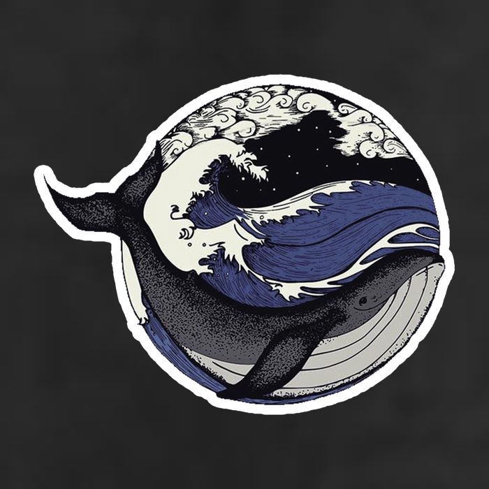 Blue Whale Great Wave Adult Drive Performance Visor