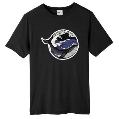 Blue Whale Great Wave Tall Fusion ChromaSoft Performance T-Shirt