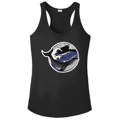 Blue Whale Great Wave Ladies PosiCharge Competitor Racerback Tank