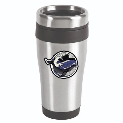 Blue Whale Great Wave 16oz Travel Tumbler