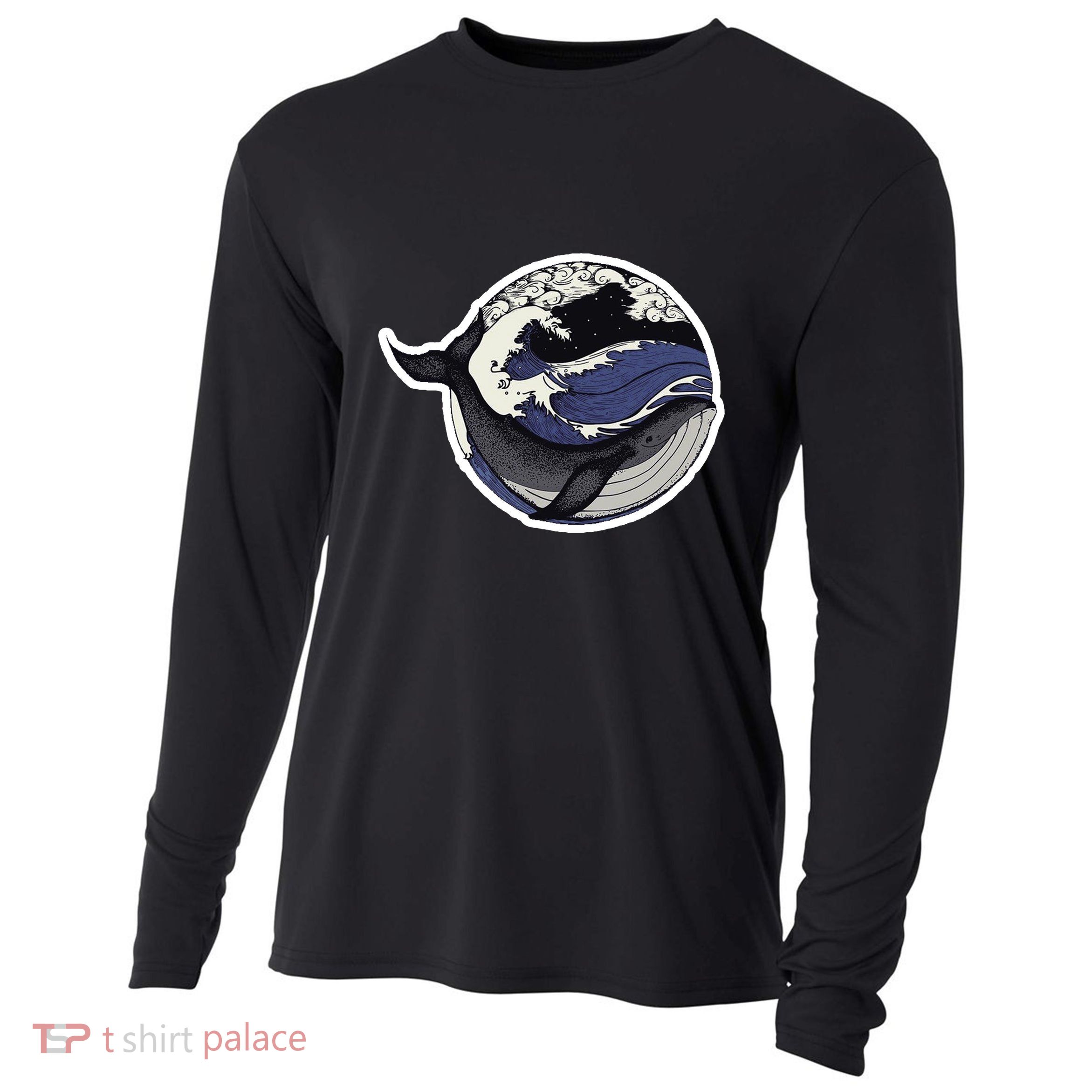 Blue Whale Great Wave Cooling Performance Long Sleeve Crew