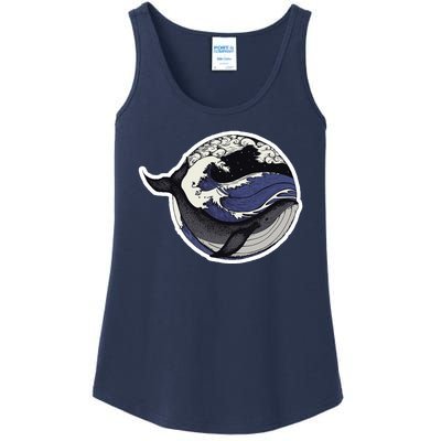 Blue Whale Great Wave Ladies Essential Tank