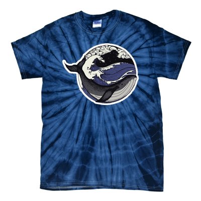 Blue Whale Great Wave Tie-Dye T-Shirt