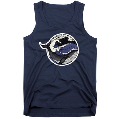 Blue Whale Great Wave Tank Top