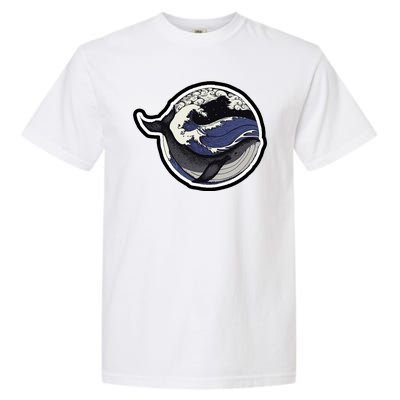 Blue Whale Great Wave Garment-Dyed Heavyweight T-Shirt