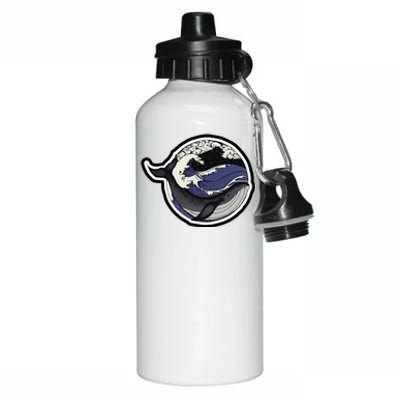 Blue Whale Great Wave Aluminum Water Bottle