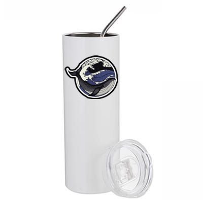 Blue Whale Great Wave Stainless Steel Tumbler