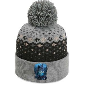 Blue Wolf The Baniff Cuffed Pom Beanie