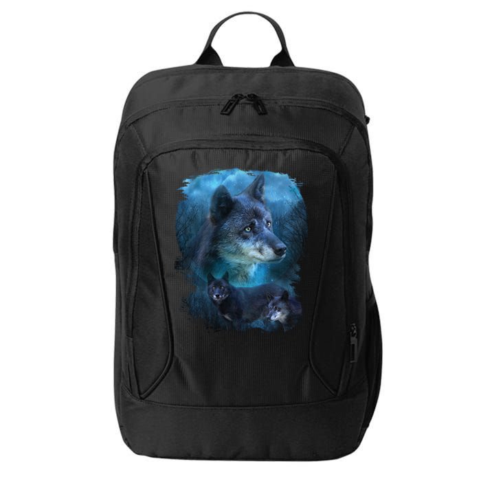 Blue Wolf City Backpack