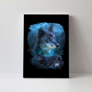 Blue Wolf Canvas