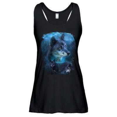 Blue Wolf Ladies Essential Flowy Tank