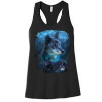 Blue Wolf Women's Racerback Tank