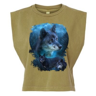 Blue Wolf Garment-Dyed Women's Muscle Tee