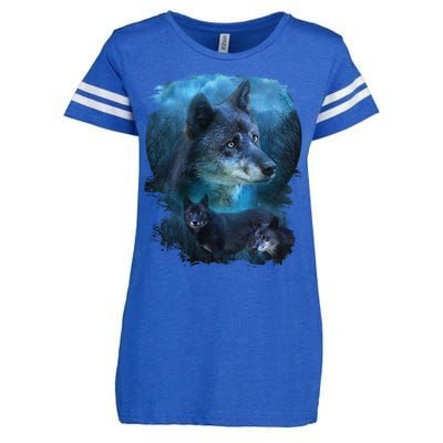 Blue Wolf Enza Ladies Jersey Football T-Shirt