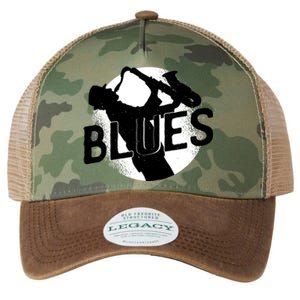 Blues Music Saxophone Legacy Tie Dye Trucker Hat