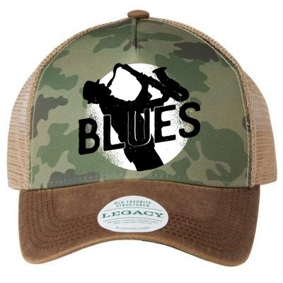 Blues Music Saxophone Legacy Tie Dye Trucker Hat