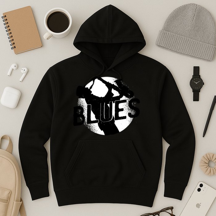 Blues Music Saxophone Hoodie