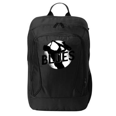 Blues Music Saxophone City Backpack