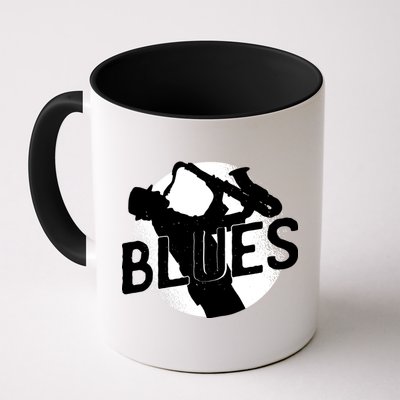 Blues Music Saxophone Mug