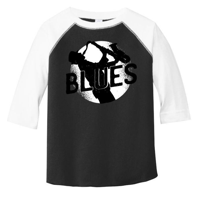 Blues Music Saxophone Toddler Fine Jersey T-Shirt