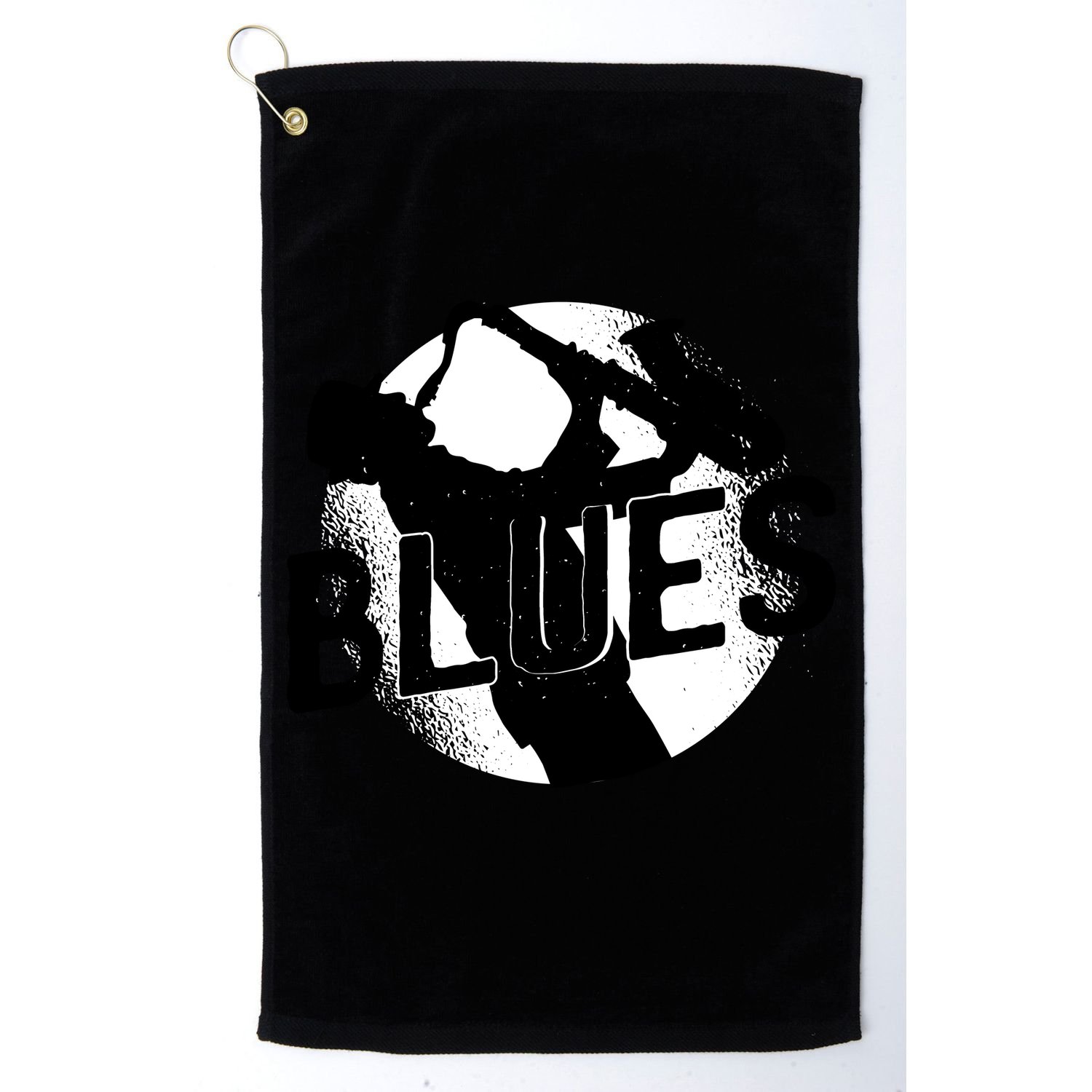 Blues Music Saxophone Golf Towel