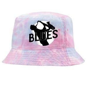 Blues Music Saxophone Tie-Dyed Bucket Hat