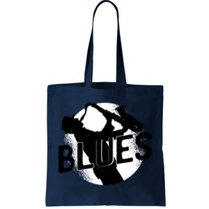 Blues Music Saxophone Tote Bag