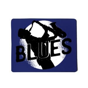 Blues Music Saxophone Mousepad