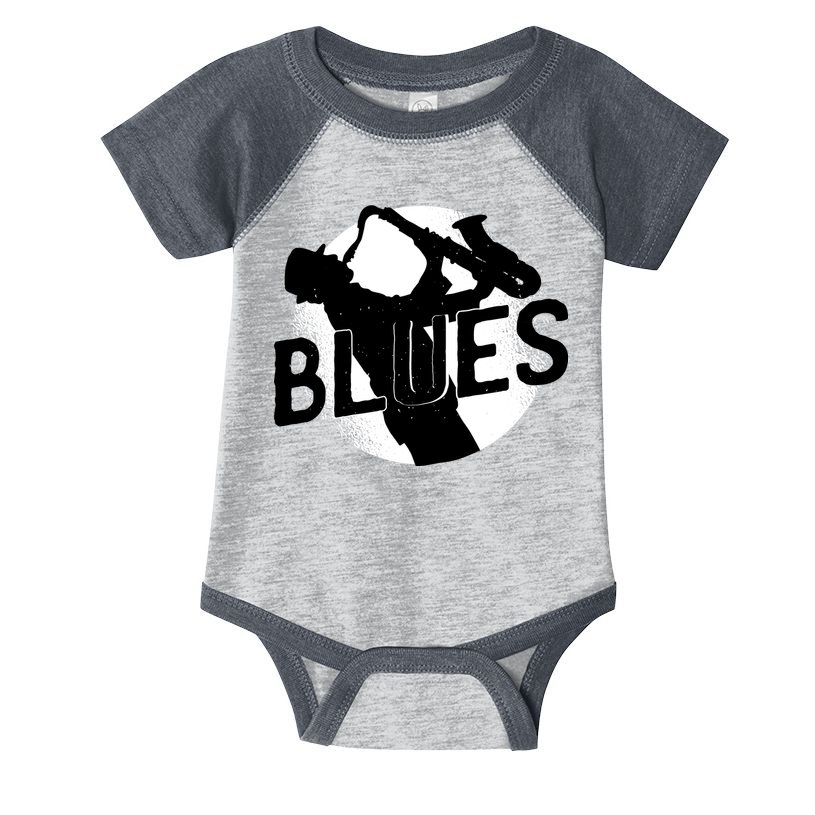 Blues Music Saxophone Infant Baby Jersey Bodysuit