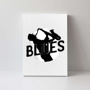 Blues Music Saxophone Canvas