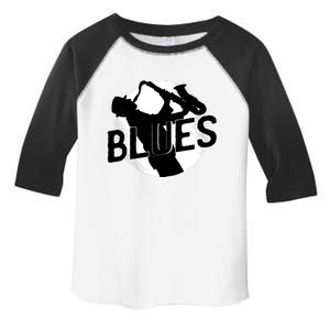 Blues Music Saxophone Toddler Fine Jersey T-Shirt